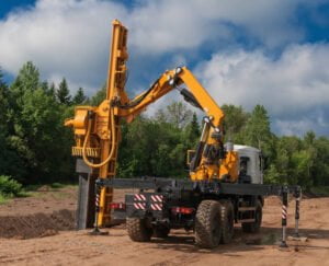 machine vibration during piling work
