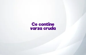 ce contine varza cruda