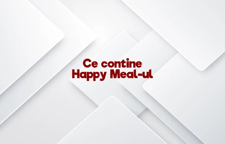 ce contine happy meal