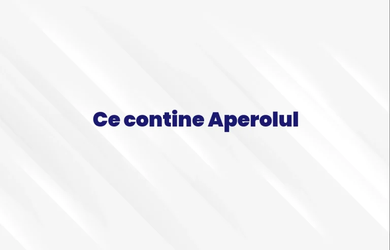 ce contine aperol