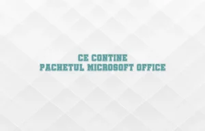 ce contine pachetul microsoft office