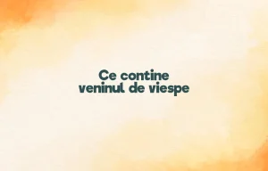 ce contine veninul de viespe