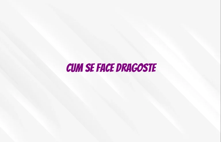 cum se face dragoste